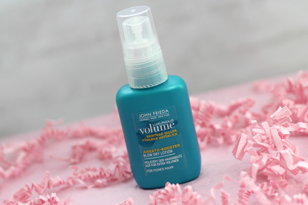 Glossybox Osterreich Januar 2016 John Frieda Volume Ansatz Booster