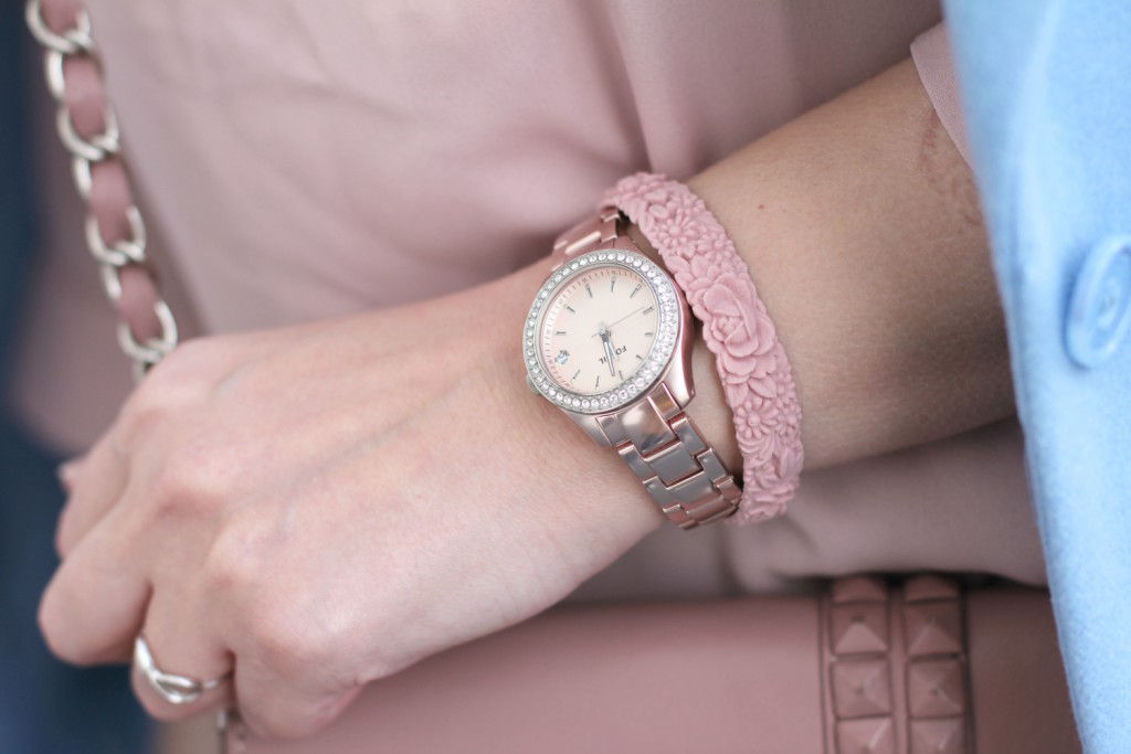 Pastell Blogger Outfit Rose Quartz Serenity Fossil Uhr rosegold Fashionblogger Osterreich