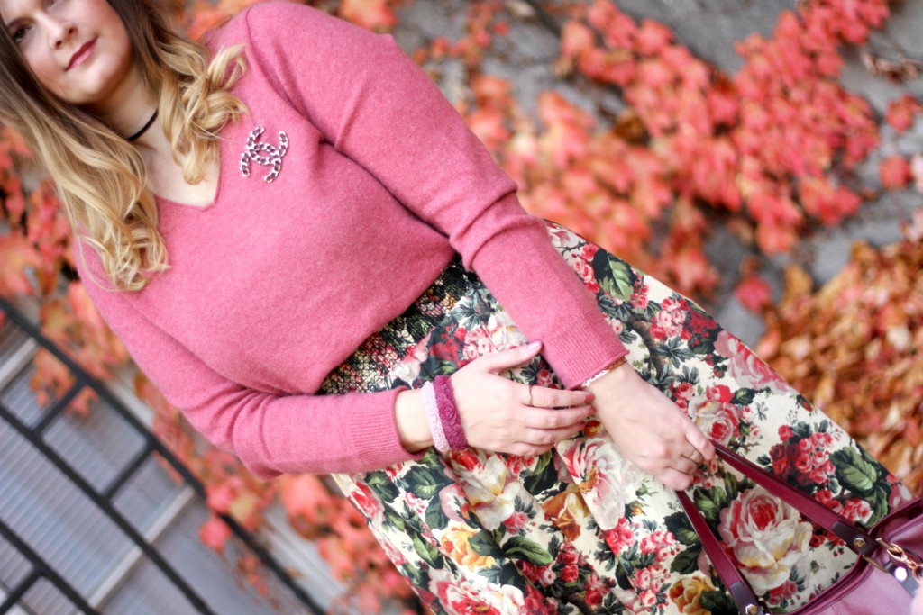 blogger-outfit-midirock-chanel-herbst-outfit