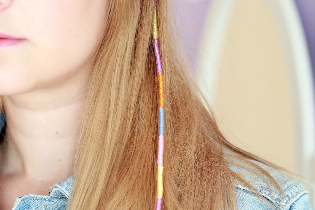 DIY Hair Wraps 90ties Festival Boho Hair Coachella