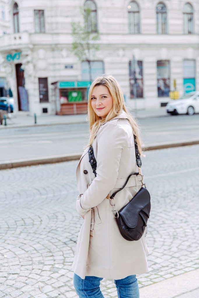 dior saddle bag blogger outfit winter